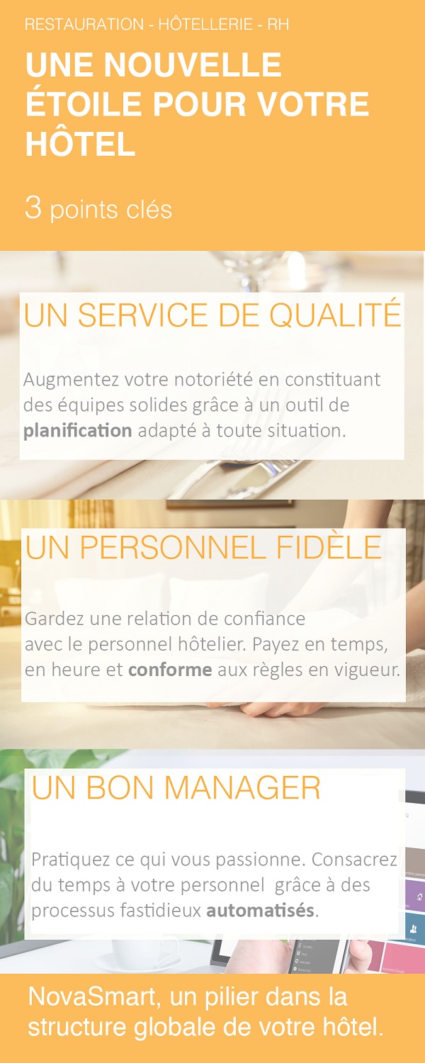 Solution SIRH pour Hôtels et Restaurants