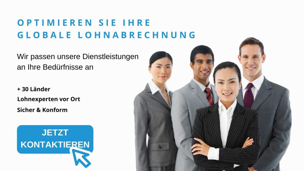 Bild Werbung für Globale Gehaltsabrechnung; Globae Payroll Strategie