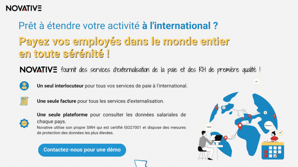 Service de paie internationale Novative